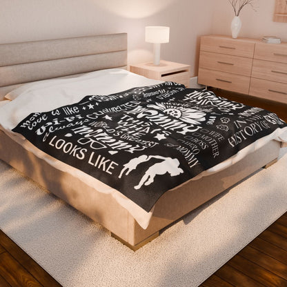 Mommy Quotes / Memes - Velveteen Throw Blanket - c19a25