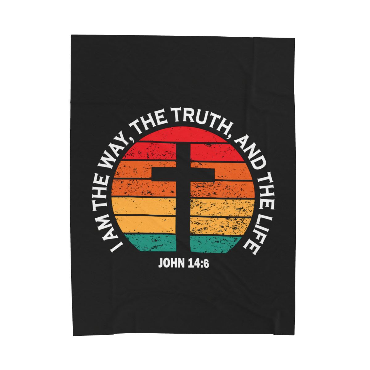 I Am the Way, the Truth, and the Life Velveteen Blanket - c129a25